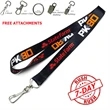 7-Day Rush Dye-Sublimation Custom Event Lanyards | https://www.bestnamebadges.com