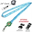 Tube Lanyard with Retractable Reel Combo | https://www.bestnamebadges.com