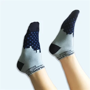 Mercerized Cotton Ankle Dress Sock- Made In Italy