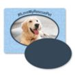 2-in-1 Oval Car Magnet w/Picture Frame | https://www.bestnamebadges.com