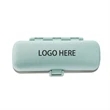 Wheat 7-Compartment Pill Case | https://www.bestnamebadges.com