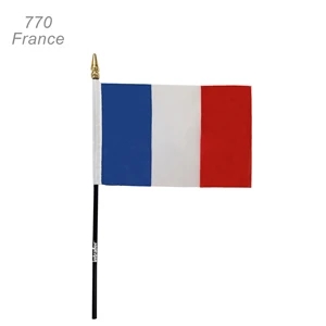 Popular !... 4" x 6" France - French Flag