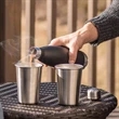 16 Ounce Stainless Steel Pint Cups | https://www.bestnamebadges.com