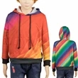 Kids Full Color Hoodie w/ Pockets Sublimated Hoodies | https://www.bestnamebadges.com