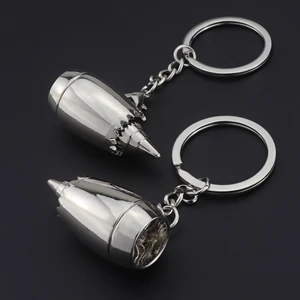 aircraft engine keychain