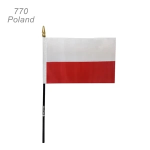 Popular 4" x 6" Poland - Polish Flag