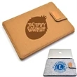 Felt Laptop Sleeve w/ Flip Top Closure Custom Tech Bags | https://www.bestnamebadges.com