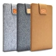 Felt Laptop Sleeve w/ Flip Top Closure Custom Tech Bags | https://www.bestnamebadges.com