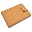 Felt Laptop Sleeve w/ Flip Top Closure Custom Tech Bags | https://www.bestnamebadges.com