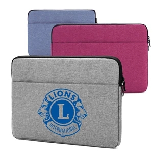 Oxford Laptop Sleeve w/Front Accessory Pocket & Plush Inside | https://www.bestnamebadges.com