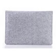 Clamshell Felt Laptop Sleeve w/Button Closure & Zipper Pouch | https://www.bestnamebadges.com