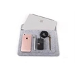 Clamshell Felt Laptop Sleeve w/Button Closure & Zipper Pouch | https://www.bestnamebadges.com