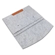 Clamshell Felt Laptop Sleeve w/ Two Compartments | https://www.bestnamebadges.com