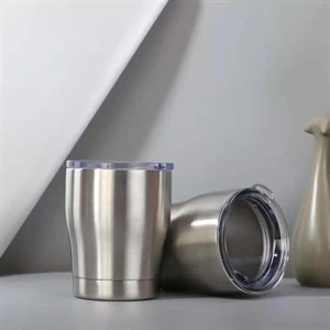 Vacuum Wine Tumblers Coffee Cup With Lid