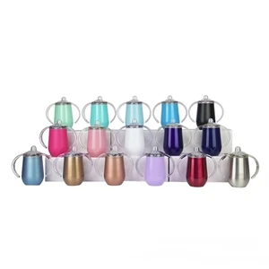 10 OZ Stainless Steel Baby Sippy Trumbler