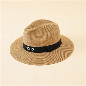 Beach Straw Hat | https://www.bestnamebadges.com