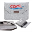 Two-in-One Felt Laptop Sleeve w/ Velcro Closure & Kit Box | https://www.bestnamebadges.com