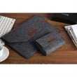 Two-in-One Felt Laptop Sleeve w/ Velcro Closure & Kit Box | https://www.bestnamebadges.com