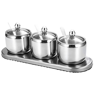 Stainless steel seasoning box bottom seat