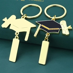 bachelor's cap key chain