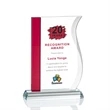 Burbank VividPrint™ Award - Red | https://www.bestnamebadges.com