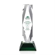 President VividPrint™ Award on Base - Green | https://www.bestnamebadges.com
