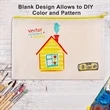 Canvas Pencil Case | https://www.bestnamebadges.com