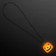 Light Up Orange Pumpkin Necklaces | https://www.bestnamebadges.com