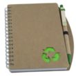 Cardboard Notebook w/Pen | https://www.bestnamebadges.com