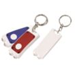 2-Tone Rectangular Key Ring Flashlight | https://www.bestnamebadges.com