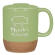 14 Oz. Cork Base Ceramic Mug | https://www.bestnamebadges.com