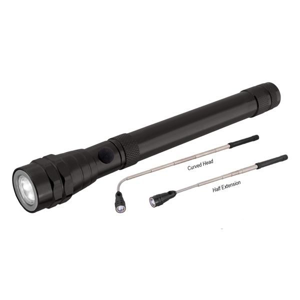 Telescopic Flashlight w/ LED Light