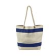 Striped Tote | https://www.bestnamebadges.com