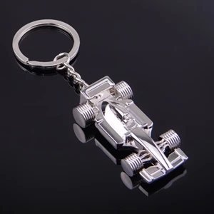 Racing car keychain