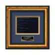 Grazia Stained Glass -  Black/Gold | https://www.bestnamebadges.com