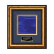 Grazia Stained Glass -  Black/Gold | https://www.bestnamebadges.com