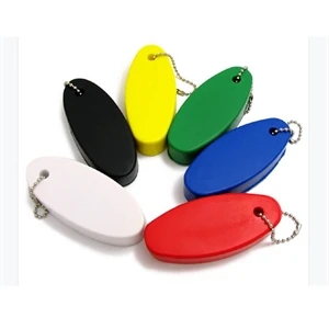 Oval Floater Key Tag