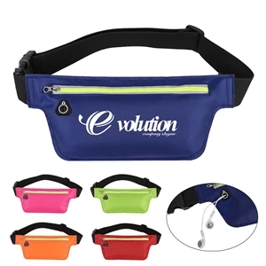 Sport Fanny Pack w/ Reflective Zipper