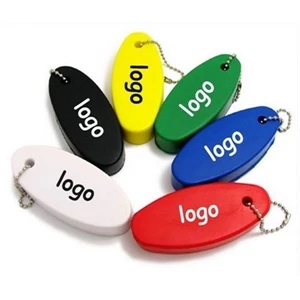 Oval Floater Key Tag