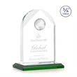 Blake Globe Award - Green | https://www.bestnamebadges.com