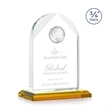 Blake Globe Award - Amber | https://www.bestnamebadges.com