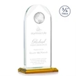 Blake Globe Award - Amber | https://www.bestnamebadges.com