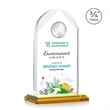 Blake Globe VividPrint™ Award - Amber | https://www.bestnamebadges.com