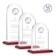 Blake Globe Award - Red | https://www.bestnamebadges.com