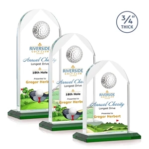 Blake Golf VividPrint™ Award - Green | https://www.bestnamebadges.com