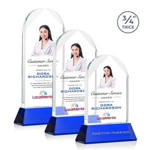 Blake VividPrint™ Award on Newhaven - Blue | https://www.bestnamebadges.com