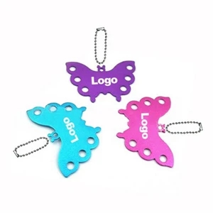 Butterfly Shape Metal Pet ID Tags Key Tag