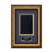 Grazia Stained Glass -  Black/Gold | https://www.bestnamebadges.com