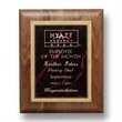Gemstone Walnut Plaque - Walnut/Garnetine | https://www.bestnamebadges.com