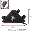 Water-Resistant Bicycle Frame Triangle Storage Bag | https://www.bestnamebadges.com